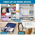 Efficient use of space for clothing & bed linen