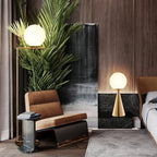 Elegant Glass Lamp with Subtle Glow