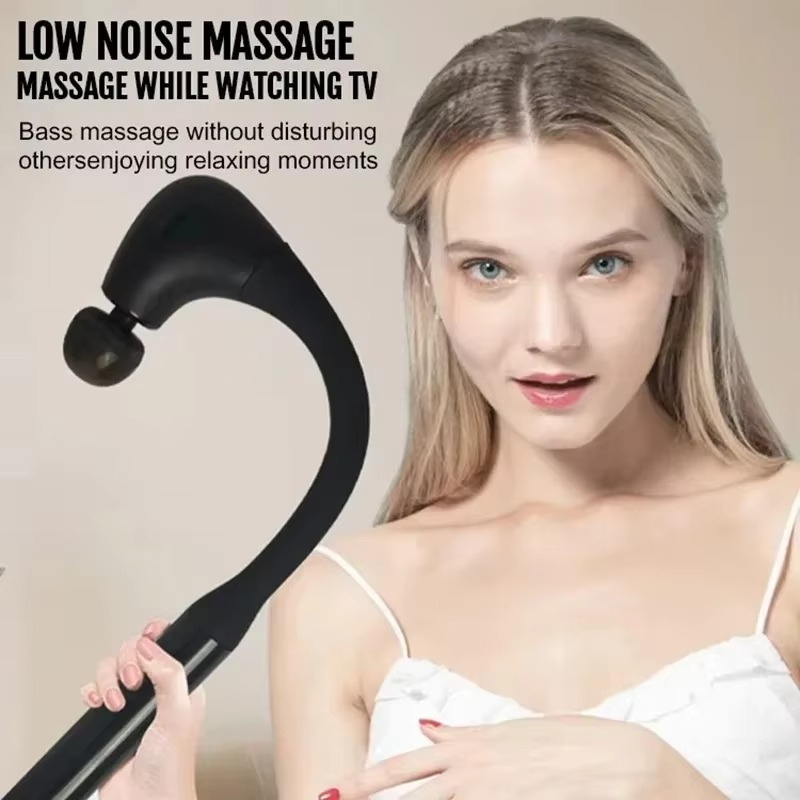 2025 Curved Smart Electric Massage Gun - Handheld Deep Tissue Massager