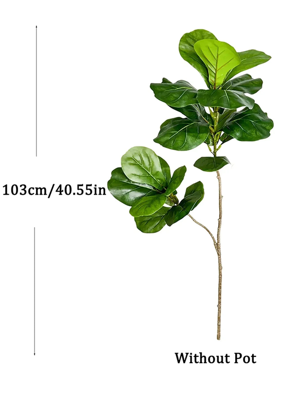 Floraviva Artificial Plant Ficus | Realistic Appearance | 70–135 cm | For Indoor & Outdoor