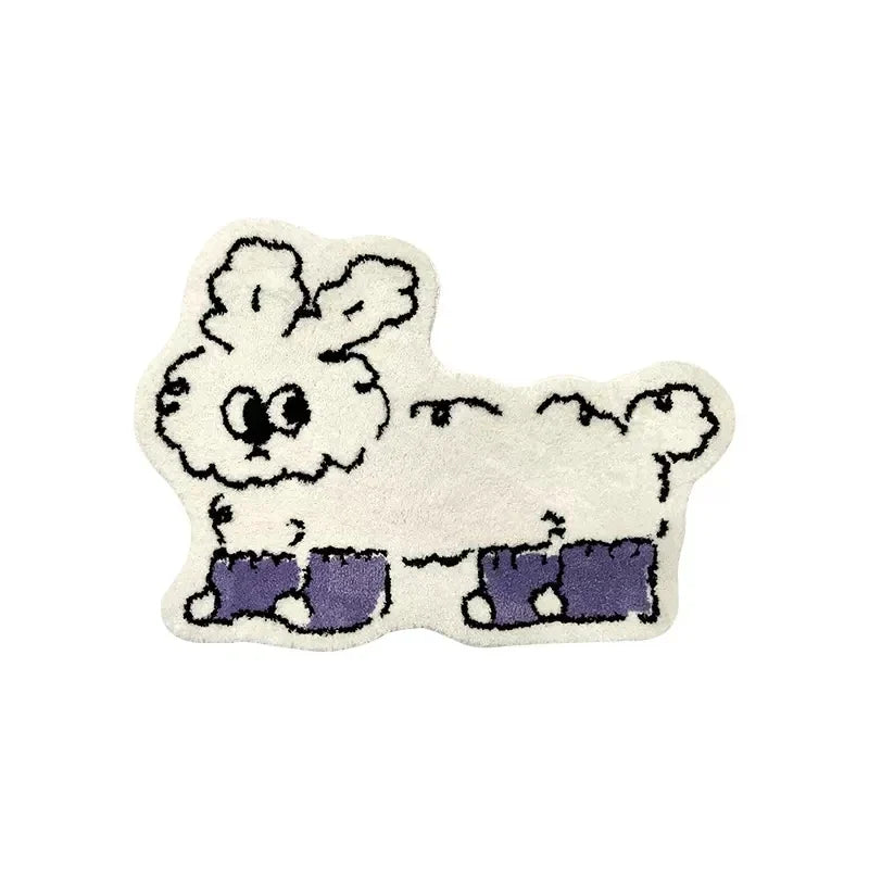 Angry Rabbit Rug