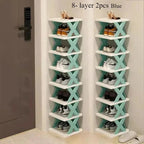 Multi-layer shoe organizer for space-saving storage
