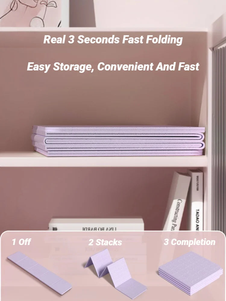 YogaMat FlexFold | Foldable & Lightweight | Double-Sided Non-Slip | Eco-Friendly TPE