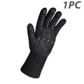 ThermaGrip Heat Resistant Grill Glove | Silicone & Cotton | Non-slip & fireproof up to 800 °C | For Grill, Oven & BBQ | 1 Piece