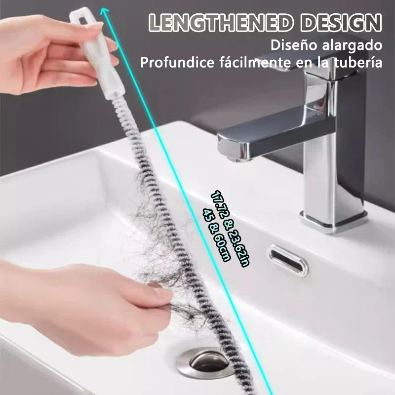 Drainova Pipe Cleaner Brush | Flexible & Reusable | For Bathroom & Kitchen | 45–65 cm