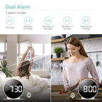 Light Source Digital Table Clock