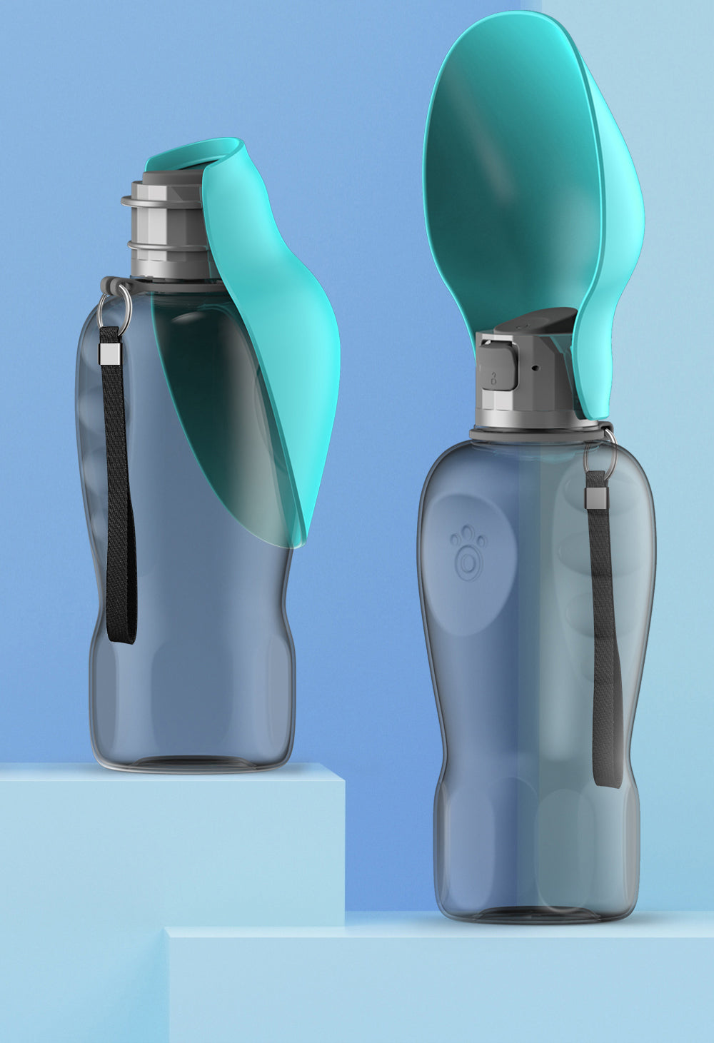 Outdoor water bottle for dogs leak-proof
