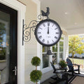 Double-Sided Waterproof Wall Clock