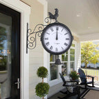 Double-Sided Waterproof Wall Clock