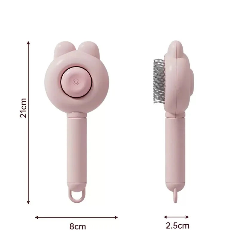One Click Hair Removal Pet Grooming Brush