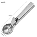Scoop Ice Cream Scoop Stainless Steel | Robust & Dishwasher Safe | For small & large scoops | Smooth Handle