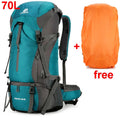 Alpivento 70L trekking backpack | Waterproof camping backpack with rain cover | Large outdoor backpack for hiking, mountaineering & travel Brand name