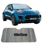 SOLVEX Auto Sunshade | UV Protection & Heat Protection for Front and Rear Windows | Reflective Aluminum Foil | Universally Compatible
