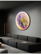 3D LED Moon or Earth Ceiling or Wall Light