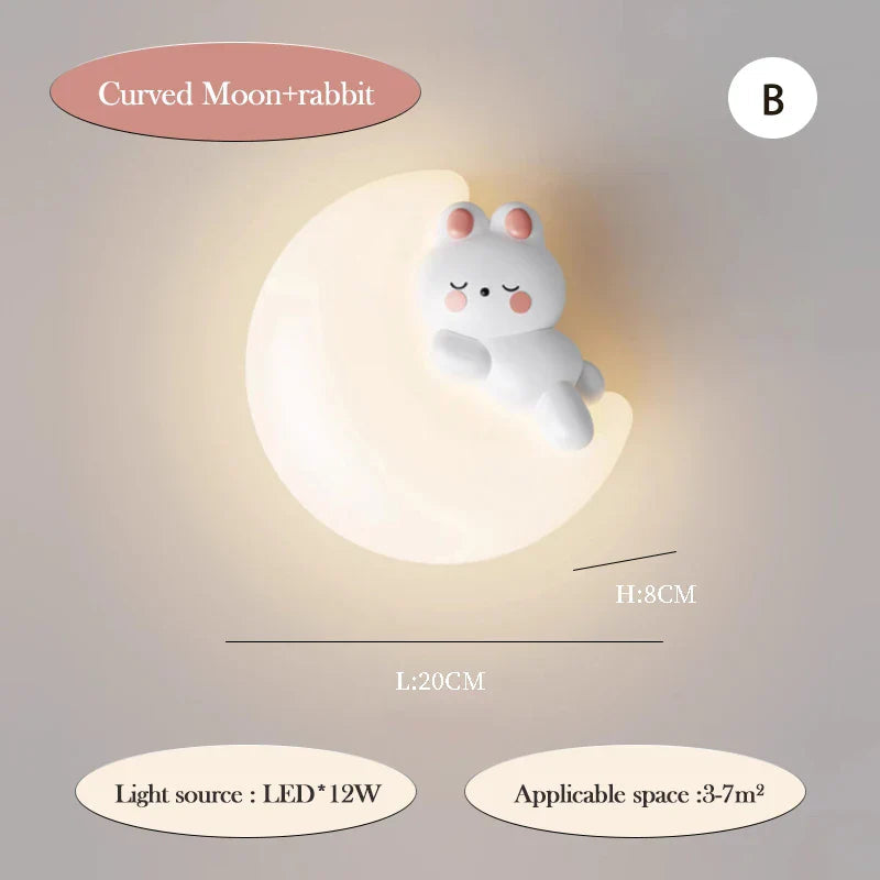 PandaGlow Lamp - Cute LED Wall Light for Children