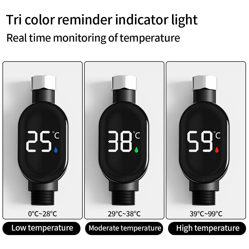 No Leakage Digital Shower Smart Thermometer