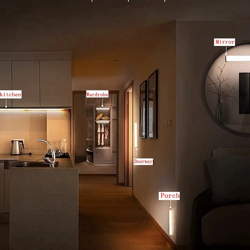 USB rechargeable motion sensor lamp