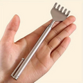 Deluxe Silver Telescopic Back Scratcher, Extendable and Portable Relief Tool