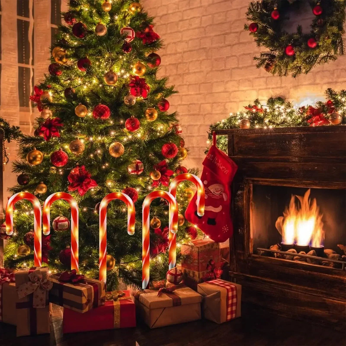 CandyCaneLuxe | Waterproof LED Christmas lights