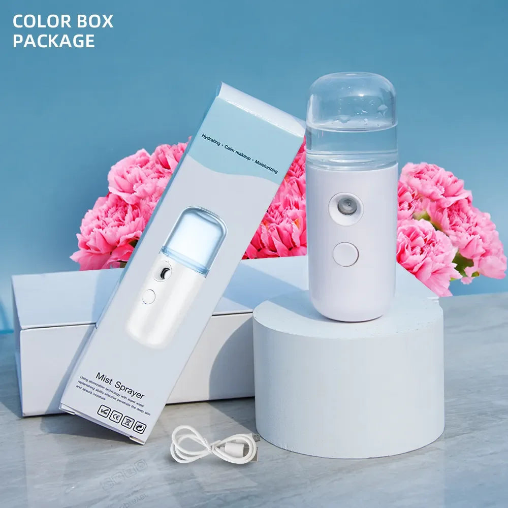 Mistiva Facial Steamer | Nano Mist & USB | Cordless | 30 ml Tank