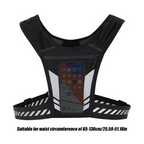 Ultra Light Running Vest with Phone Pocket and Hydration Bottle Holder for Outdoor Sports
