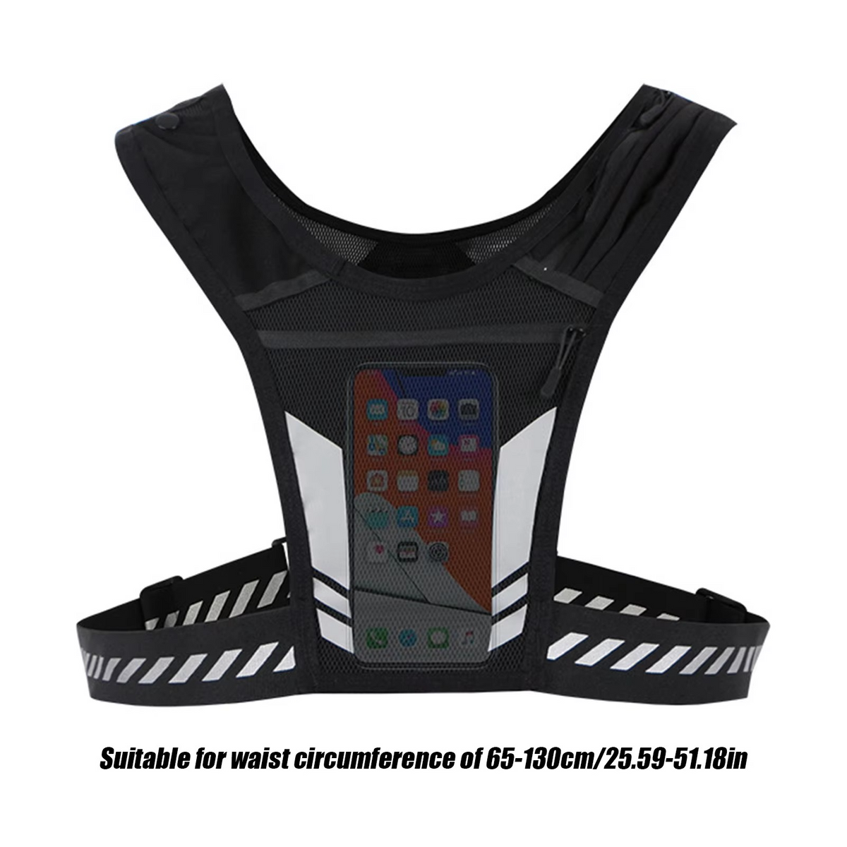 Ultra Light Running Vest with Phone Pocket and Hydration Bottle Holder for Outdoor Sports
