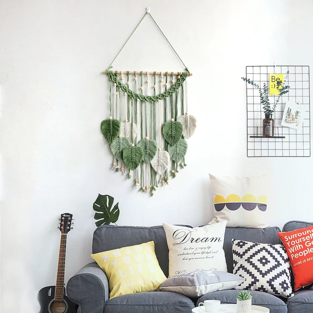 Blatt Macrame Wall Hanging