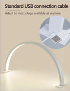 LUNAIL LED Nail Lamp | Half-Moon Design | USB | For Nail Studio & Home