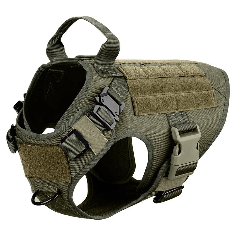Guardpaw Tactical Dog Harness with Handle - Durable, Adjustable, Leash Set