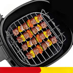 Grillessa BBQ Set | Stainless Steel Skewers & Rack | For Grill, Air Fryer & Oven