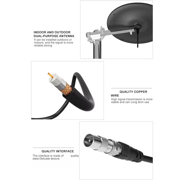 Long-Range Outdoor HDTV Antenna for High-Definition Reception