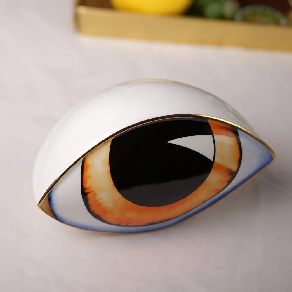 Mystic Eye Sculpture Ceramic Home Decor