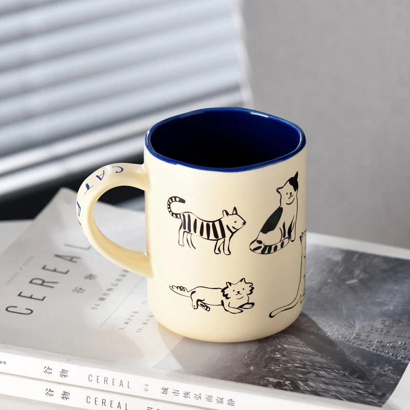 Are you a cat or a dog person coffee mug