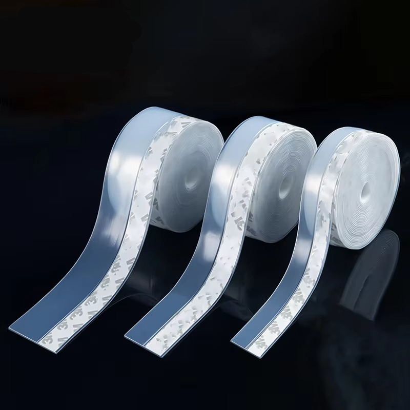 16.4 Ft Transparent Self-Adhesive Door Weatherstrip
