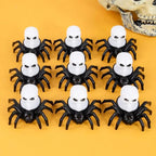 Halloween LED Skull & Spider Lamp – Spooky Home Decor