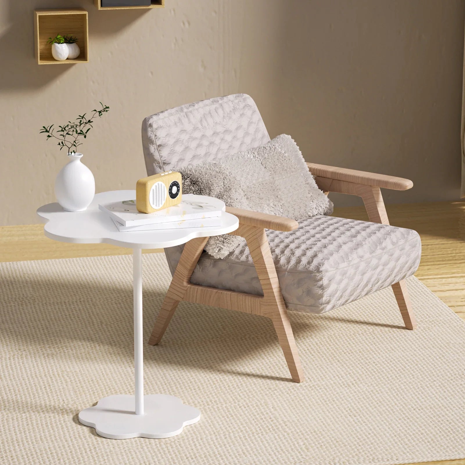 Side table in cloud shape