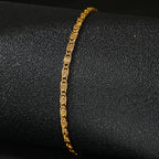 Minimal Spiral Link Bracelet