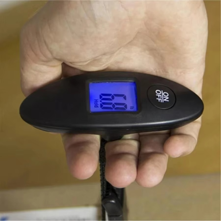 Portable Digital Luggage Scale with LCD Display and Strap