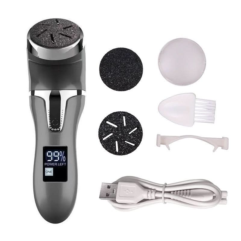 Rechargeable foot care device for silky soft feet