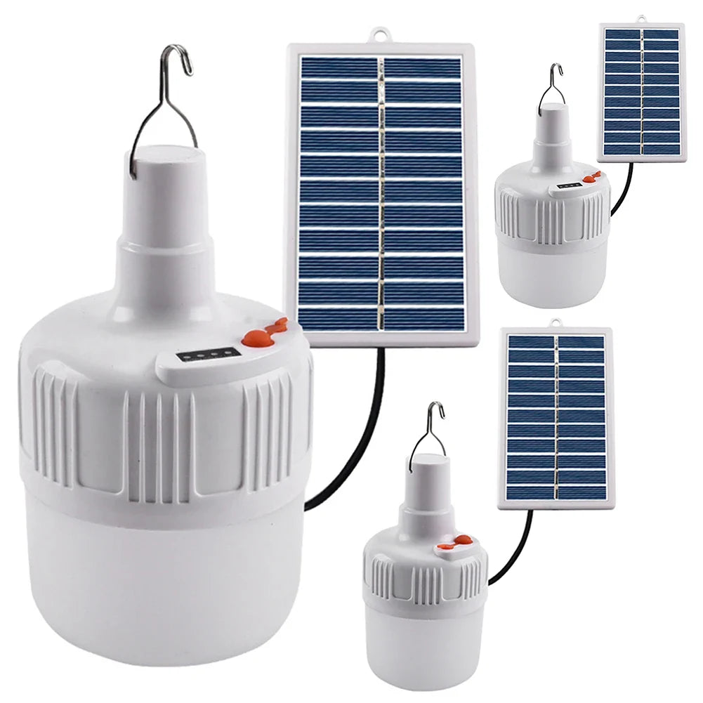 Solanite Solar LED Hanging Lamp | 6–12 Hrs. Light | Rechargeable & IP65 Waterproof | For Camping, Garden & Emergencies