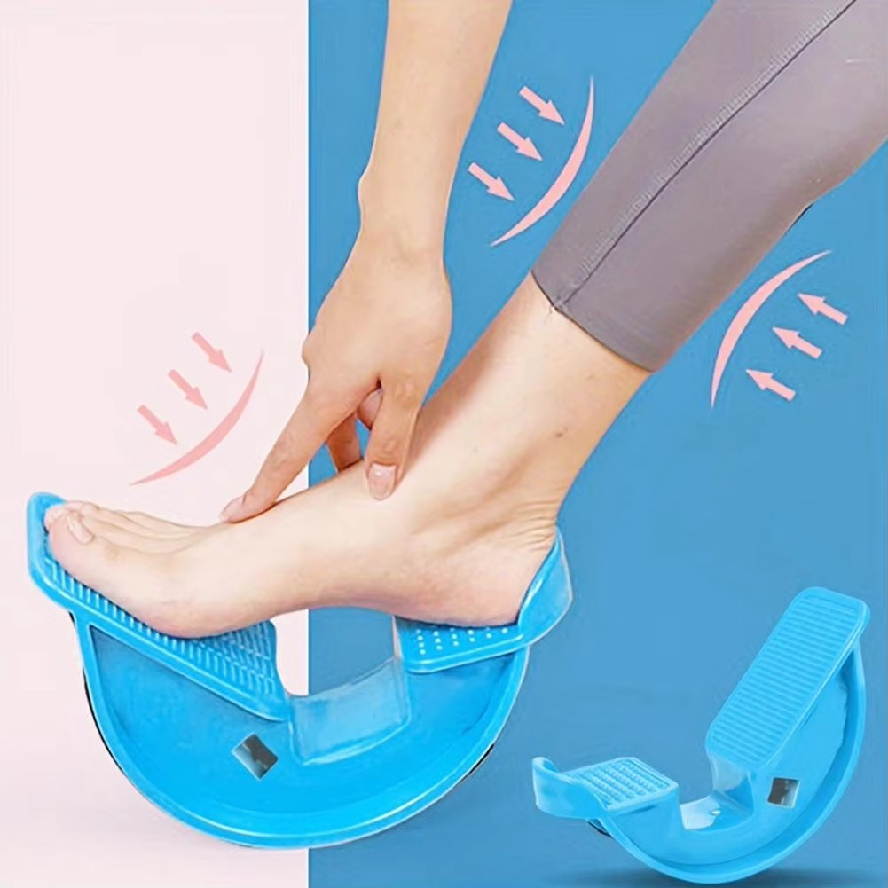 2 Pack Foot Rocker Calf Stretcher for Plantar Fasciitis, Achilles Tendonitis, Ankle and Lower Leg Muscle Relief, 10.6 x 5.1 in Slant Boards