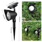 Solar-spotlight LumiFokus | LED garden spotlight | IP65 waterproof | For trees, paths & landscape lighting