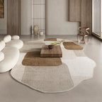 Irregular Area Rug for Bedroom and Living Room Carpet
