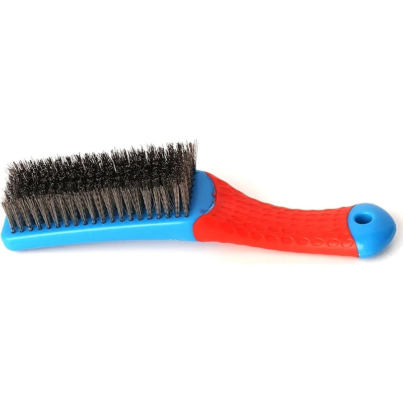 METALGRIP Wire Brush made of Stainless Steel | Extra Durable with Ergonomic Handle | For Rust, Dirt & Sweat Residues