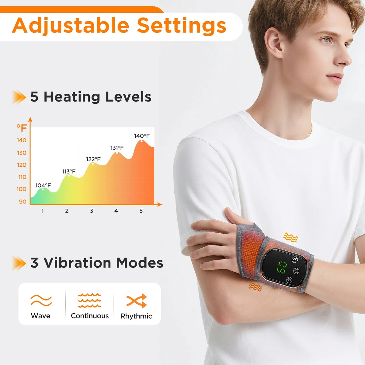 Infrared Hot Compress Massager