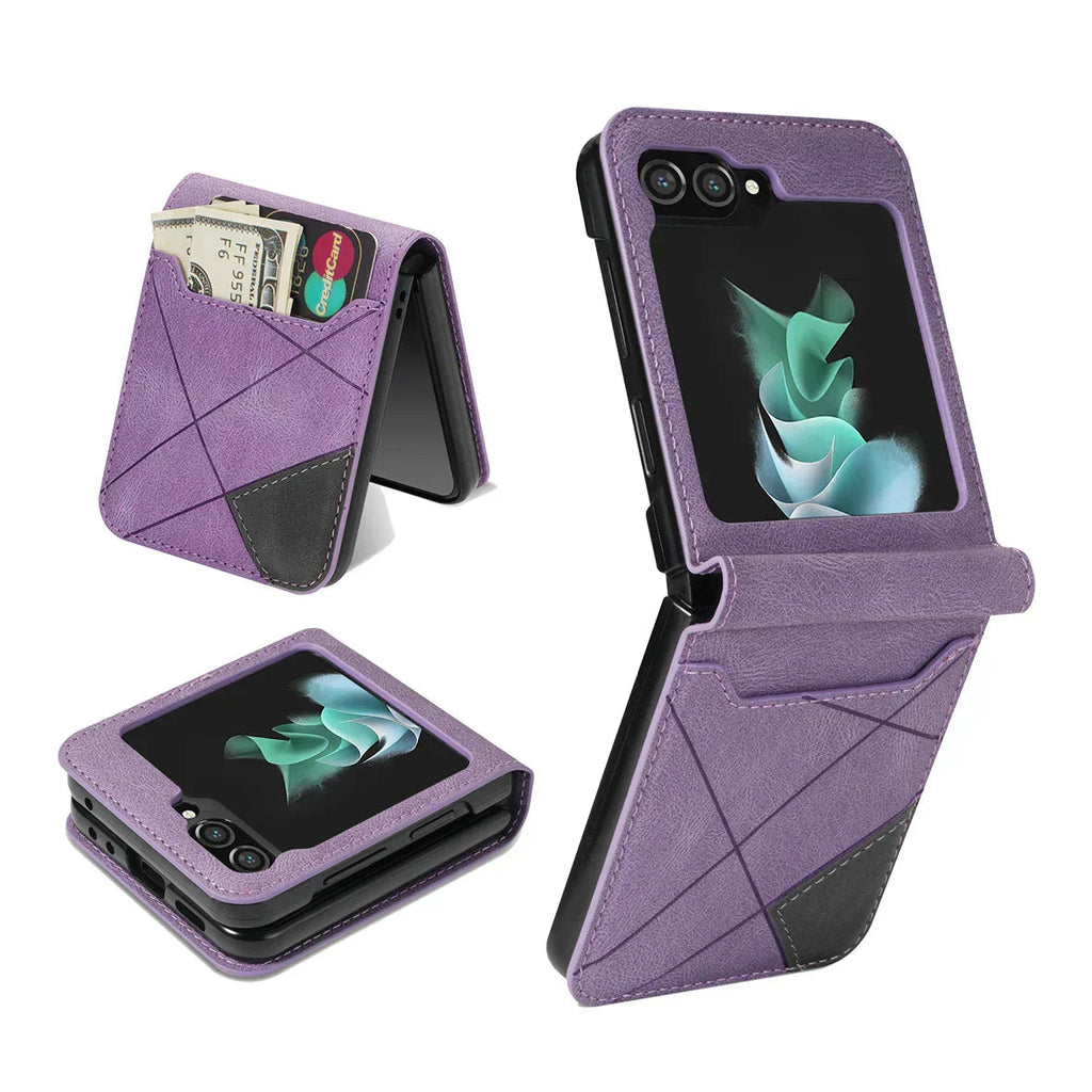 Leather Wallet Case for Samsung Galaxy Z Flip Series