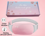 Electric belly warmer with heat & vibration