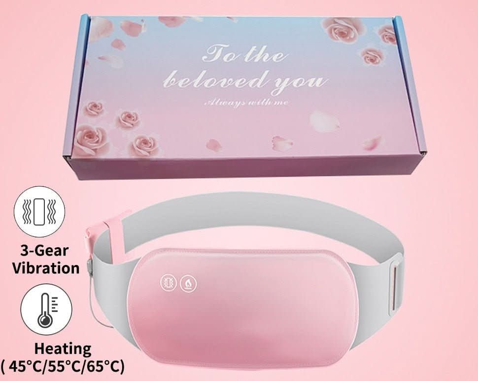 Electric belly warmer with heat & vibration