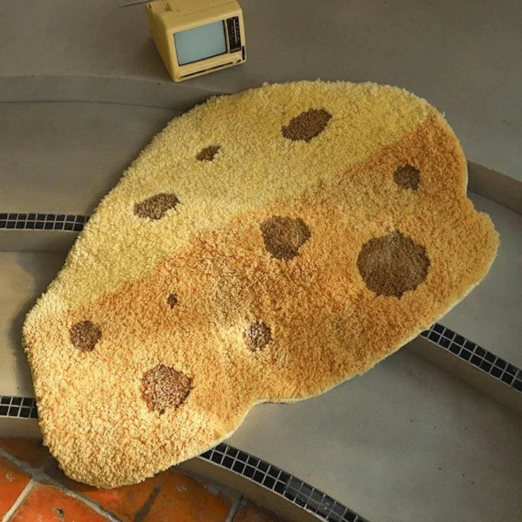 Cartoon Cheese Rug