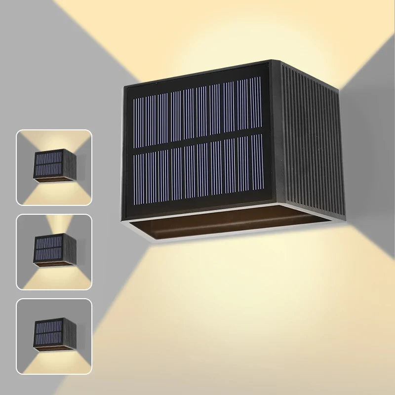 Solar Wall Light SolaraBeam Flex | Warm White | IP65 Waterproof | Adjustable Light Angle